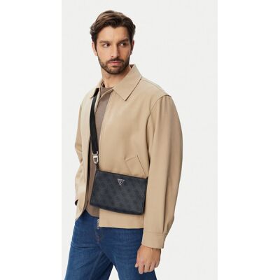 Guess Taška cez rameno HMMILO P6157 Čierna Muži Guess Taška cez rameno HMMILO P6157 Čierna Muži