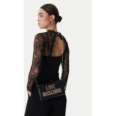 LOVE MOSCHINO Kabelka JC4104PP1OLK0000 Čierna Ženy LOVE MOSCHINO Kabelka JC4104PP1OLK0000 Čierna Ženy