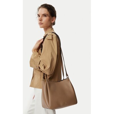 Furla Kabelka Nuvola M WB02020 HSF000 CN 4489S Svetlo hnedá Ženy Furla Kabelka Nuvola M WB02020 HSF000 CN 4489S Svetlo hnedá Ženy