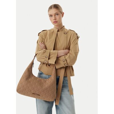 Calvin Klein Kabelka Emblem Jacquard LV04F3635G Hnedá Ženy Calvin Klein Kabelka Emblem Jacquard LV04F3635G Hnedá Ženy