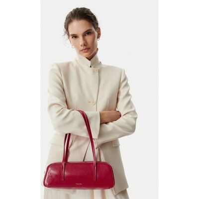 Calvin Klein Kabelka Foil Logo Glossy Bauletto LV04F3638G Červená Ženy Calvin Klein Kabelka Foil Logo Glossy Bauletto LV04F3638G Červená Ženy