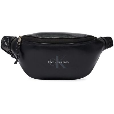 Calvin Klein Ľadvinka Bold Logo Webbing Waistbag LV04D3630G Čierna Muži Calvin Klein Ľadvinka Bold Logo Webbing Waistbag LV04D3630G Čierna Muži