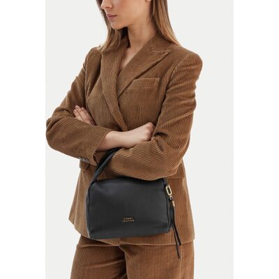 Tommy Hilfiger Kabelka City Leather Mini Bag AW0AW18150 Čierna Ženy Tommy Hilfiger Kabelka City Leather Mini Bag AW0AW18150 Čierna Ženy