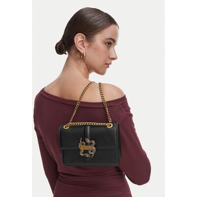 Just Cavalli Kabelka Iconic Snakes 81RA4BA3 ZSA89 Čierna Ženy Just Cavalli Kabelka Iconic Snakes 81RA4BA3 ZSA89 Čierna Ženy