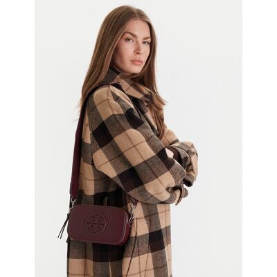 Tory Burch Kabelka Mini Miller 171956 Bordová Ženy Tory Burch Kabelka Mini Miller 171956 Bordová Ženy