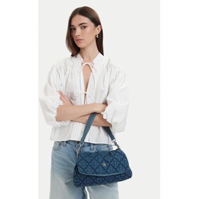 Tommy Hilfiger Kabelka Th Feminine Shoulder Bag Denim AW0AW18865 Modrá Ženy Tommy Hilfiger Kabelka Th Feminine Shoulder Bag Denim AW0AW18865 Modrá Ženy