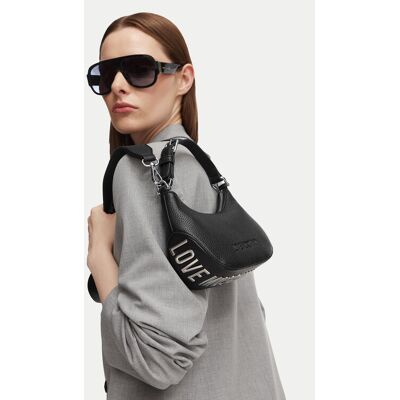 LOVE MOSCHINO Kabelka JC4019PP1PLT000B Čierna Ženy LOVE MOSCHINO Kabelka JC4019PP1PLT000B Čierna Ženy
