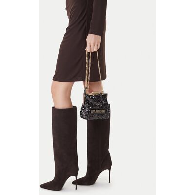 LOVE MOSCHINO Kabelka JC4146PP0NKK100A Čierna Ženy LOVE MOSCHINO Kabelka JC4146PP0NKK100A Čierna Ženy