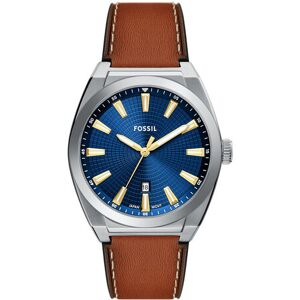 Fossil Hodinky Everett FS6115 Hnedá Muži Fossil Hodinky Everett FS6115 Hnedá Muži