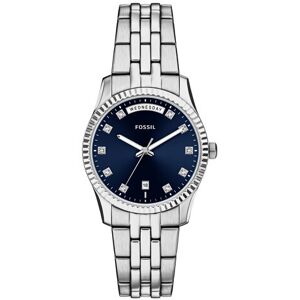 Fossil Hodinky Scarlette ES5457 Strieborná Ženy Fossil Hodinky Scarlette ES5457 Strieborná Ženy
