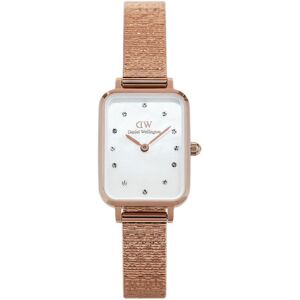 Daniel Wellington Hodinky Quadro Lumine Pressed Piano DW00100578 Zlatá Ženy Daniel Wellington Hodinky Quadro Lumine Pressed Piano DW00100578 Zlatá Ženy