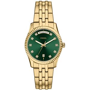 Fossil Hodinky Scarlette ES5460 Zlatá Ženy Fossil Hodinky Scarlette ES5460 Zlatá Ženy