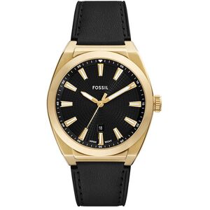 Fossil Hodinky FS6089 Čierna Muži Fossil Hodinky FS6089 Čierna Muži
