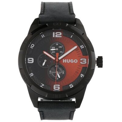 HUGO Hodinky Grip 1530275 Čierna Muži HUGO Hodinky Grip 1530275 Čierna Muži