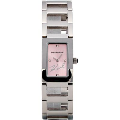 KARL LAGERFELD Hodinky R0553103505 Strieborná Ženy KARL LAGERFELD Hodinky R0553103505 Strieborná Ženy