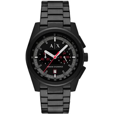 Armani Exchange Hodinky Parker Chronograph AX2864 Čierna Muži Armani Exchange Hodinky Parker Chronograph AX2864 Čierna Muži