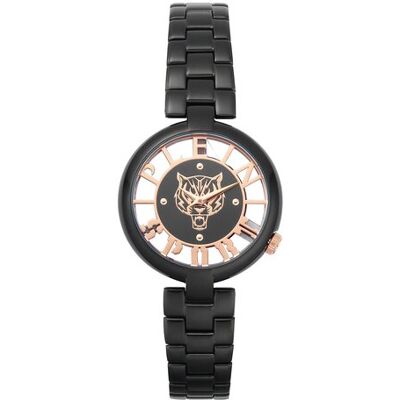 Plein Sport Hodinky Tiger Luxe PSMBA0523 Čierna Ženy Plein Sport Hodinky Tiger Luxe PSMBA0523 Čierna Ženy