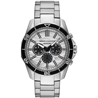 Armani Exchange Hodinky Spencer AX1969 Strieborná Muži Armani Exchange Hodinky Spencer AX1969 Strieborná Muži