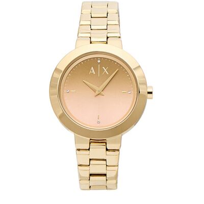 Armani Exchange Hodinky Jackie AX5182 Zlatá Ženy Armani Exchange Hodinky Jackie AX5182 Zlatá Ženy