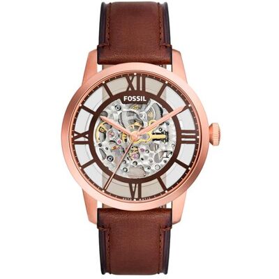 Fossil Hodinky Townsman ME3259 Hnedá Muži Fossil Hodinky Townsman ME3259 Hnedá Muži