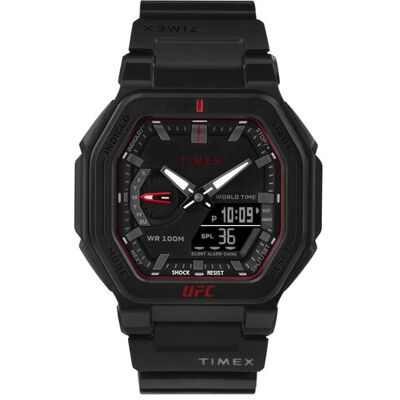 Timex Hodinky UFC Colossus TW2V55200 Čierna Muži Timex Hodinky UFC Colossus TW2V55200 Čierna Muži