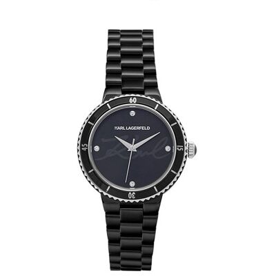 KARL LAGERFELD Hodinky R0553104504 Čierna Ženy KARL LAGERFELD Hodinky R0553104504 Čierna Ženy