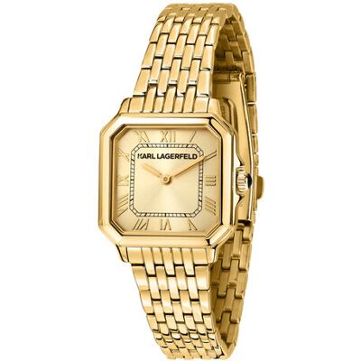 KARL LAGERFELD Hodinky R0553110504 Zlatá Ženy KARL LAGERFELD Hodinky R0553110504 Zlatá Ženy
