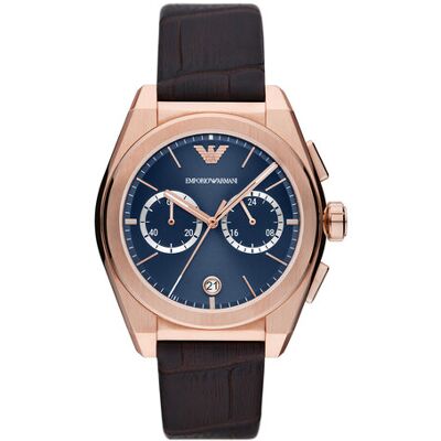 Emporio Armani Hodinky Federico AR11563 Hnedá Muži Emporio Armani Hodinky Federico AR11563 Hnedá Muži