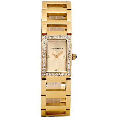 KARL LAGERFELD Hodinky R0553103502 Zlatá Ženy KARL LAGERFELD Hodinky R0553103502 Zlatá Ženy