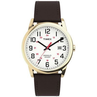 Timex Hodinky Easy Reader® Classic TW2Y12700 Hnedá Muži Timex Hodinky Easy Reader® Classic TW2Y12700 Hnedá Muži