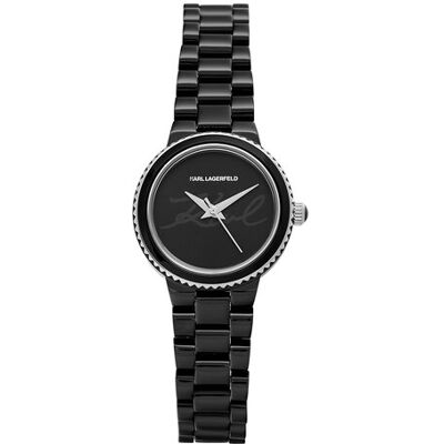 KARL LAGERFELD Hodinky R0553104506 Čierna Ženy KARL LAGERFELD Hodinky R0553104506 Čierna Ženy
