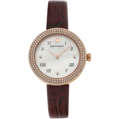 Emporio Armani Hodinky AR11357 Červená Ženy Emporio Armani Hodinky AR11357 Červená Ženy