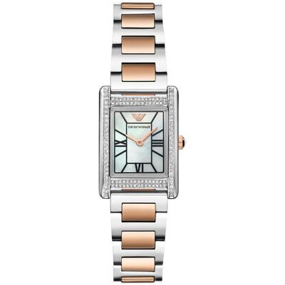 Emporio Armani Hodinky Genni AR11626 Strieborná Ženy Emporio Armani Hodinky Genni AR11626 Strieborná Ženy