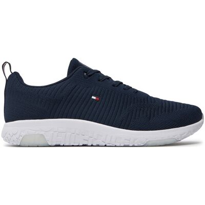 Tommy Hilfiger Sneakersy Corporate Knit Rib Runner FM0FM02838 Tmavomodrá Muži Tommy Hilfiger Sneakersy Corporate Knit Rib Runner FM0FM02838 Tmavomodrá Muži