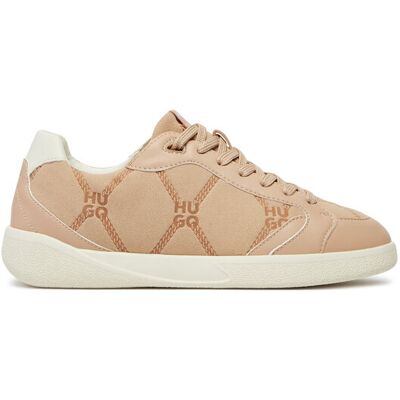 HUGO Sneakersy Riven 50523499 10263197 01 Béžová Ženy HUGO Sneakersy Riven 50523499 10263197 01 Béžová Ženy