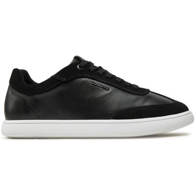 Calvin Klein Sneakersy Cupsole Lace Up - Lth Sue Mix HW0HW02435 Čierna Ženy Calvin Klein Sneakersy Cupsole Lace Up - Lth Sue Mix HW0HW02435 Čierna Ženy