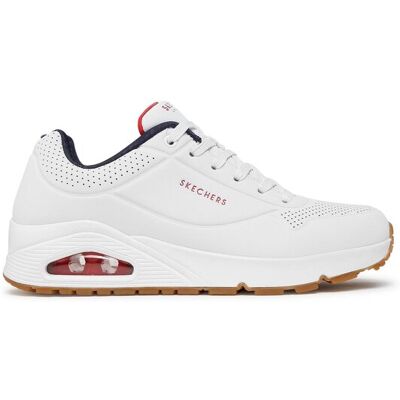 Skechers Sneakersy Uno Stand On Air 52458/WNVR Biela Muži Skechers Sneakersy Uno Stand On Air 52458/WNVR Biela Muži