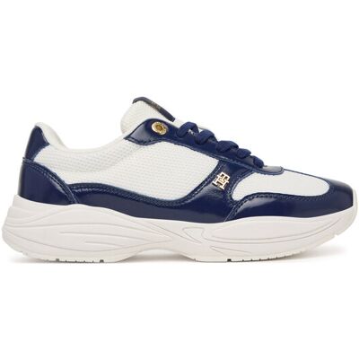 Tommy Hilfiger Sneakersy Modern Runner Shiny Leather FW0FW09413 Tmavomodrá Ženy Tommy Hilfiger Sneakersy Modern Runner Shiny Leather FW0FW09413 Tmavomodrá Ženy