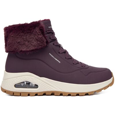 Skechers Šnurovacia obuv Uno Rugged 167274/WINE Bordová Ženy Skechers Šnurovacia obuv Uno Rugged 167274/WINE Bordová Ženy