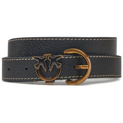 Pinko Dámsky opasok Tamboril H2.5 Belt 20241 PLT01 102820.A158 Čierna Ženy Pinko Dámsky opasok Tamboril H2.5 Belt 20241 PLT01 102820.A158 Čierna Ženy