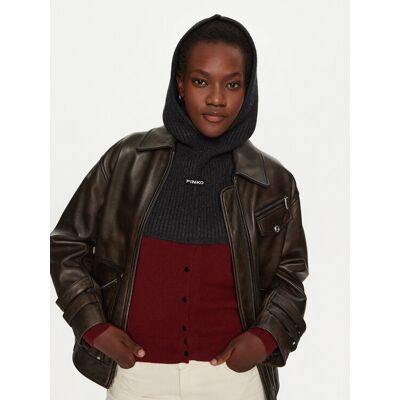 PINKO Balaklava Balaclava 104327 A27B Sivá Ženy PINKO Balaklava Balaclava 104327 A27B Sivá Ženy