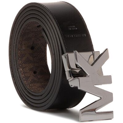 MICHAEL Michael Kors Dámsky opasok 34mm Ctfr Mk Buckle Belt 39H9LBLY1U Hnedá Ženy MICHAEL Michael Kors Dámsky opasok 34mm Ctfr Mk Buckle Belt 39H9LBLY1U Hnedá Ženy