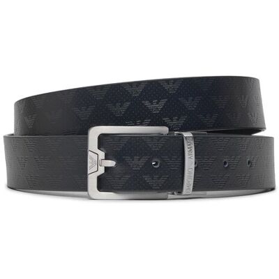 Emporio Armani Pánsky opasok Y4S502 Y221E 88017 Čierna Muži Emporio Armani Pánsky opasok Y4S502 Y221E 88017 Čierna Muži