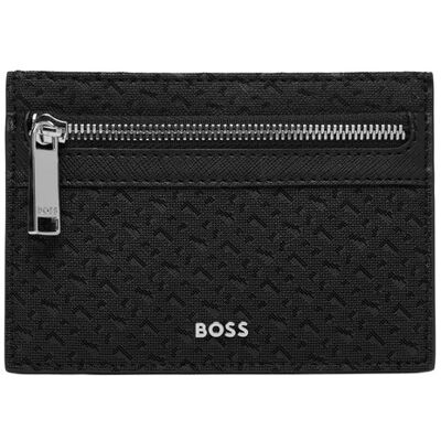 BOSS Puzdro na kreditné karty Daxter 50563903 Čierna Muži BOSS Puzdro na kreditné karty Daxter 50563903 Čierna Muži