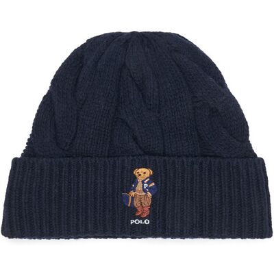 Polo Ralph Lauren Čiapka 455P18118001 Tmavomodrá Ženy Polo Ralph Lauren Čiapka 455P18118001 Tmavomodrá Ženy