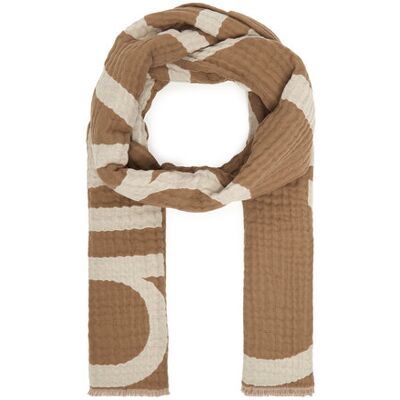 Calvin Klein Šál K60K612879 Béžová Ženy Calvin Klein Šál K60K612879 Béžová Ženy
