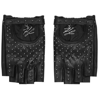 KARL LAGERFELD Rukavice B3W33010 Čierna Ženy KARL LAGERFELD Rukavice B3W33010 Čierna Ženy