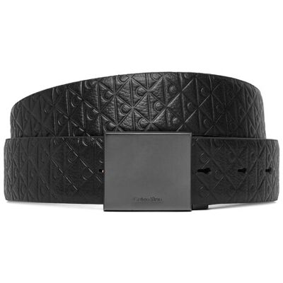 Calvin Klein Opasok Dress Plaque Pebble Aop 35Mm Ad LV04D7141G Čierna Muži Calvin Klein Opasok Dress Plaque Pebble Aop 35Mm Ad LV04D7141G Čierna Muži