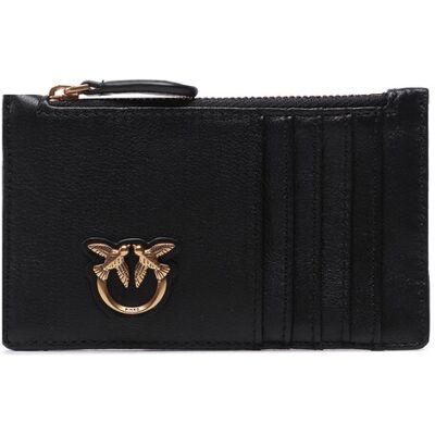 PINKO Puzdro na kreditné karty Airone Cardholder PE 23 PCPL 100251 A0GK Čierna Ženy PINKO Puzdro na kreditné karty Airone Cardholder PE 23 PCPL 100251 A0GK Čierna Ženy