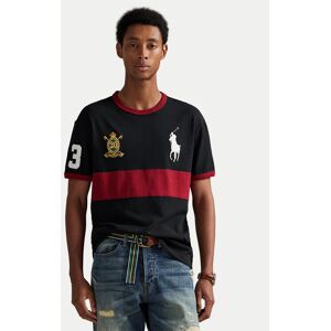 Polo Ralph Lauren Tričko 710P00093003 Čierna Regular Fit Muži Polo Ralph Lauren Tričko 710P00093003 Čierna Regular Fit Muži
